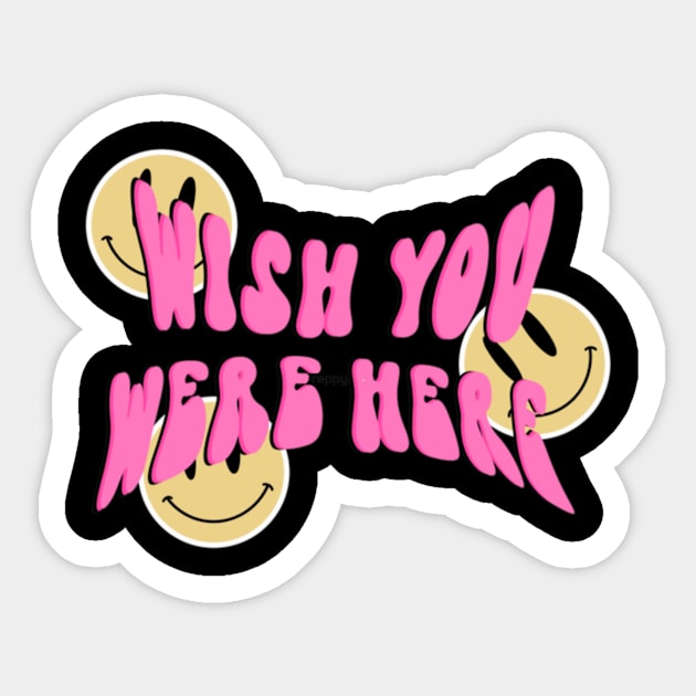 Wish You Were Here Sticker by Aiden Ladd